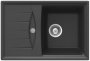 На фото Кухонная мойка Schock Genius D100 S Onyx-10 (18034510)