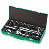 На фото Набор инструмента Toptul 1/2" 26ед. 6 граней (GCAD2601)