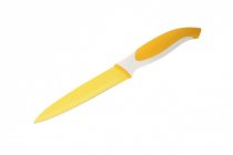 На фото Кухонный нож Granchio Coltello универсальный 127 мм Yellow (88660)