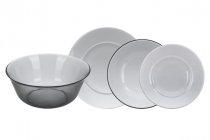 Сервиз Luminarc Directoire Graphite 19 предметов (N5240) На фото Сервиз Luminarc Directoire Graphite 19 предметов (N5240)