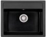 На фото Кухонная мойка Granado Lerida Black shine (0401)