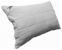 На фото Подушка Руно Силикон 50x70 см Серая с серебряным кантом (310.52GREY)
