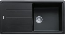 На фото Кухонная мойка Franke Basis BFG 611-97 Оникс (114.0363.933)
