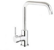 Смеситель для кухни Haiba Hans 011-G WHITE (HB0818) На фото Смеситель для кухни Haiba Hans 011-G WHITE (HB0818)