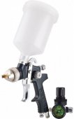 На фото Пневмопистолет лакокрасочный Miol с верхним баком HVLP с редуктором 1.4 мм (80-840)