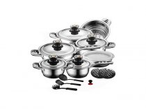 Набор посуды из нержавеющей стали Zurrichberg 19 предметов (ZB-8012) На фото Набор посуды из нержавеющей стали Zurrichberg 19 предметов (ZB-8012)
