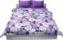 На фото Комплект постельного белья Руно 200х220 см 4шт Двуспальный Фиолетовый (655.137К_20-1314Violet)