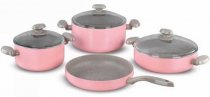 На фото Набор посуды Korkmaz Mia Manolya Alu 7 предметов A1325