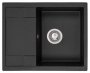 Кухонная мойка Granado Altea Black shine (1301) На фото Кухонная мойка Granado Altea Black shine (1301)