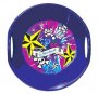 На фото Санки-тарелка Alpen Ufo Graffiti IML синие (991101)