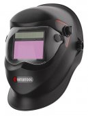 На фото Маска сварщика Хамелеон Intertool класс светофильтра 1/1/1/2, 4 сенсора, DIN5-13, 1/25000с (SP-0064)