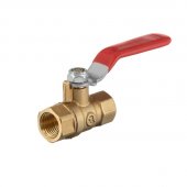 На фото Кран шаровый воздушный, латунь, внутренняя резьба 1/4"-1/4" Intertool STORM (PT-1881)