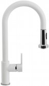 Кухонный смеситель Schock Aquaalto Plus Polaris-99 белый (71412099) На фото Кухонный смеситель Schock Aquaalto Plus Polaris-99 белый (71412099)