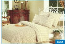 На фото Постельное белье Leleka-Textile Сатин 150х210 Бежевое Полуторные