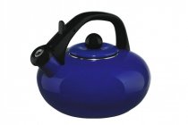 На фото Эмалированный чайник Sfera Blu Bollitore collection, 2,5 л (88613)