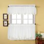 На фото Занавеска Прованс Батист 296х40 см 1шт Белая с мережкой (.006905)