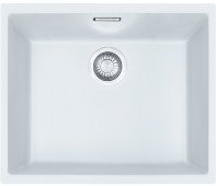 На фото Кухонная мойка Franke Sirius Tectonite SID 110-50 Белая (125.0395.608)