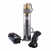 На фото Насос скважинный вихревой OPTIMA 4SKm100 0,75кВт + кабель 15м и пульт