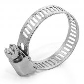 Хомут стальной Intertool оцинкованный 8мм D 14-27мм (TC-0014) На фото Хомут стальной Intertool оцинкованный 8мм D 14-27мм (TC-0014)