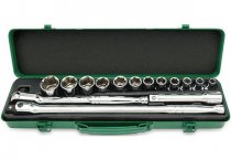 На фото Набор инструмента Toptul 1/2" 15ед. 6 граней (GCAD1508)