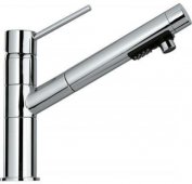 Кухонный смеситель Schock Aquaflex Chrom-80 хром (71012080) На фото Кухонный смеситель Schock Aquaflex Chrom-80 хром (71012080)