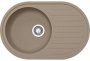 На фото Кухонная мойка Franke Ronda ROG 611 Миндаль (114.0381.064)