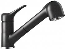 Кухонный смеситель Schock Leva Lava-40 лава (51112040) На фото Кухонный смеситель Schock Leva Lava-40 лава (51112040)