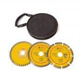 На фото Набор отрезных алмазных кругов 125мм, 3штуки (CT-1050)