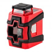 На фото Уровень лазерный Intertool 360 град, 2 лазерные головки, зеленый лазер (MT-3062)