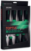 На фото Набор отверток Toptul 8 шт (GAAE0807)