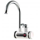 Проточный водонагреватель ZERIX ELW12-EPW с индикатором температуры и УЗО (ZX2748) На фото Проточный водонагреватель ZERIX ELW12-EPW с индикатором температуры и УЗО (ZX2748)