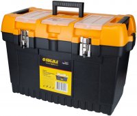 На фото Ящик для инструмента Sigma 564×310×388 мм c металлическими замками (7403561)