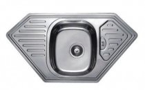 На фото Кухонная мойка Haiba 95x50 Decor декорированная (HB0574)