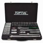 На фото Набор инструмента Toptul 1/2" дюйм + метр. 38ед. (GBB3819)