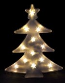 Декоративная елочка Luca Lighting 29х35 см с голографическим эффектом (8712799736245) На фото Декоративная елочка Luca Lighting 29х35 см с голографическим эффектом (8712799736245)