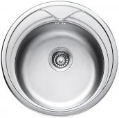 На фото Кухонная мойка Haiba 510 Satin матовая (HB0654)