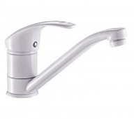 Смеситель для кухни Haiba Mars 004-15 СМ WHITE (HB0253) На фото Смеситель для кухни Haiba Mars 004-15 СМ WHITE (HB0253)