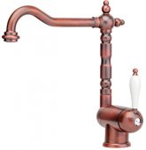 На фото Смеситель для кухни Franke OLD-ENGLAND медь (115.0028.208)