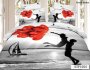 На фото Комплект постельного белья Love you Близость 160х240 см 4шт Полуторный Белый (stp 1025)
