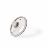 На фото Крышка Fissman ARCADES 16 см с силиконовым ободком (9993)