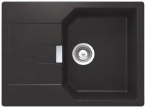 На фото Кухонная мойка Schock Manhattan D100 S Nero-13 (22034513)