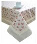 На фото Скатерть Прованс Red Rose с кантом и кружевом 140х220 см (.003786)