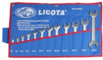 На фото Набор ключей рожковых Licota 12 предметов 6-32 мм (AWT-EDSK01)