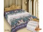 На фото Покрывало двухстороннее Love you Barokko 15-018 200х220 см Синее