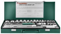 На фото Набор торцевых головок Jonnesway 1/2"DR 8-34 мм 24 шт (S04H4724S)