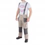 На фото Брюки трансформер рабочие с лямками Intertool 6 в 1, 100 % хлопок, плотность 180 г/м2, XXL (SP-3045)