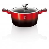 На фото Кастрюля Berlinger Haus Burgundy Metallic Line 28х12.4 см 6.1 л (BH-1938N)