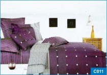 На фото Постельное белье Leleka-Textile Сатин 175х210 Фиолетовое Двуспальное