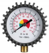 Манометр Intertool 63мм, NPTF 1/4" 10.30x0.94mm (PT-0502) На фото Манометр Intertool 63мм, NPTF 1/4" 10.30x0.94mm (PT-0502)