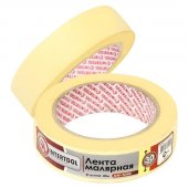На фото Лента малярная Intertool 30мм, 40м, желтая (DM-3040)